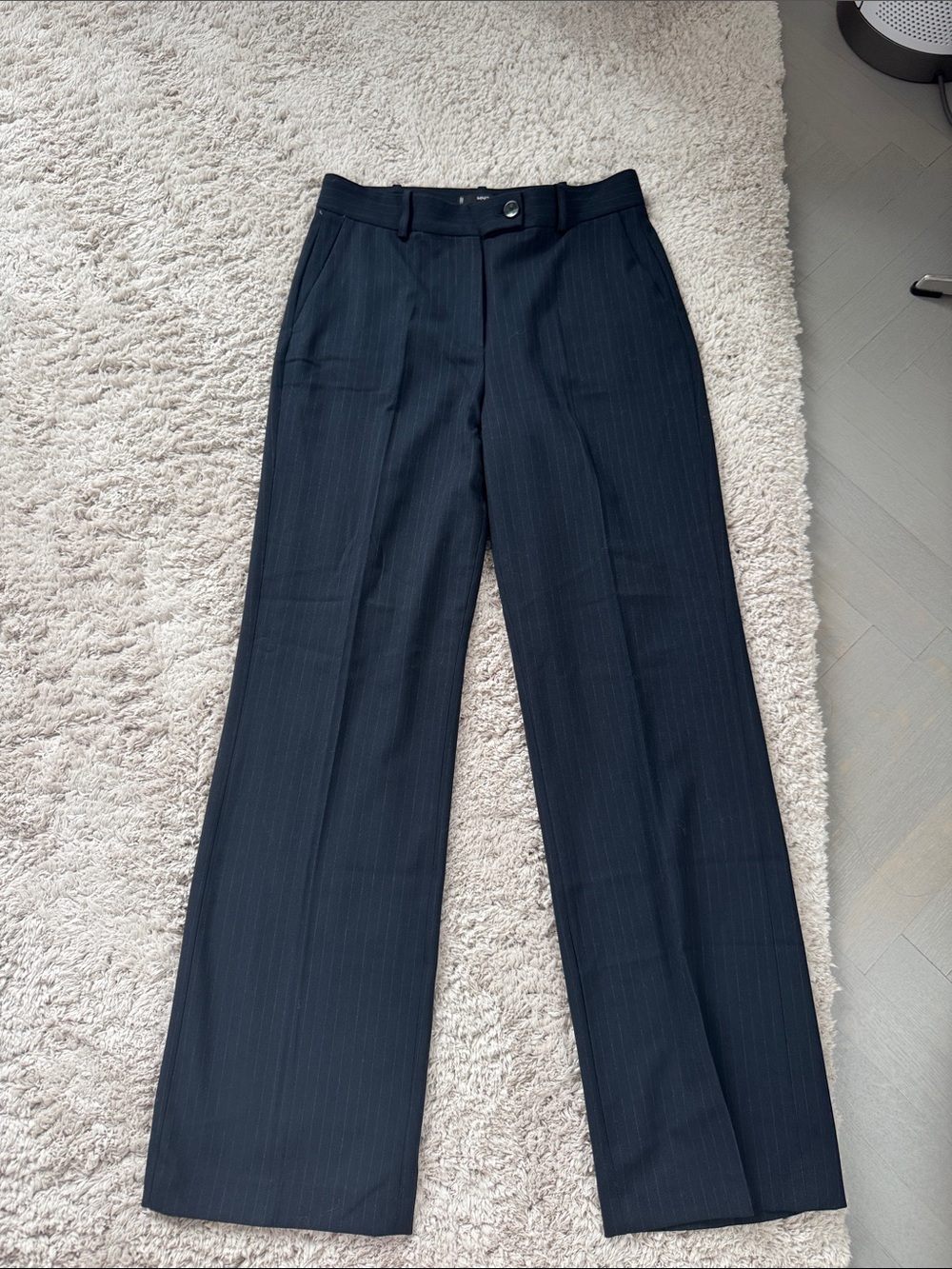 Women’s Navy Pinstripe Dress Pants